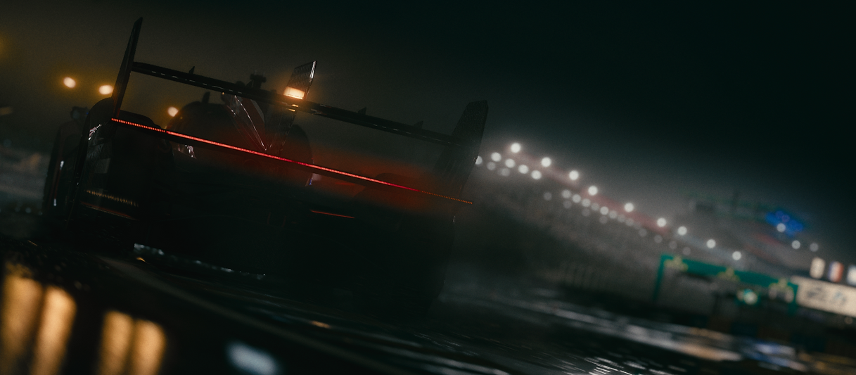 Hypercar in the dark
