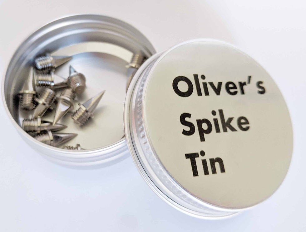 Thumbnail: Personalised replacement spike tin and key