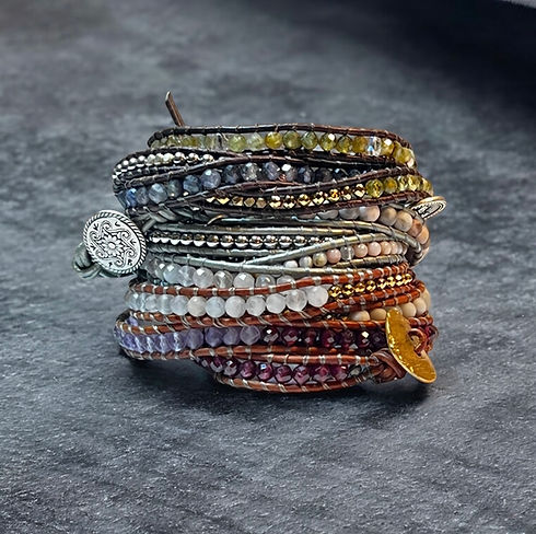 stack-of-5-leather-wrap-bracelets
