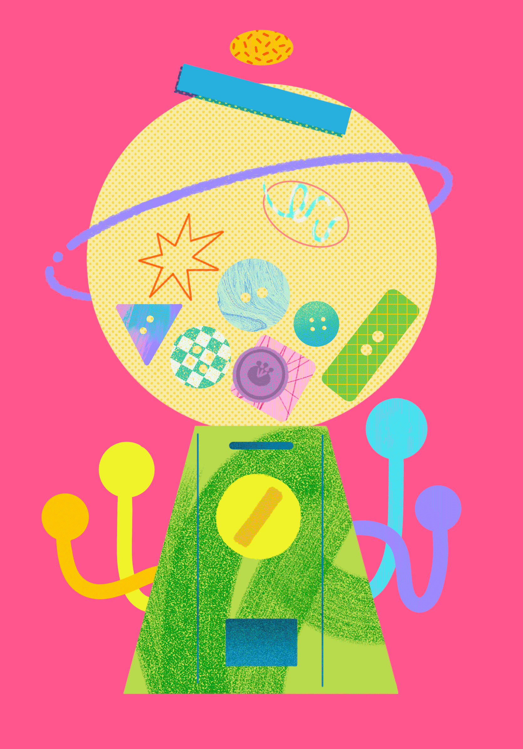 button vending machine