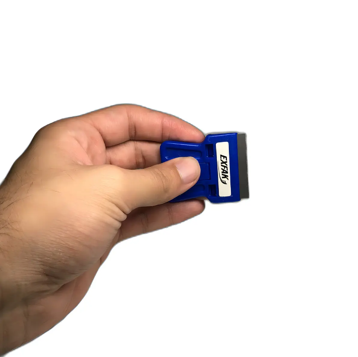 Miniatura: Mini Raspador Ratinho Plástico Cor Azul - Exfak