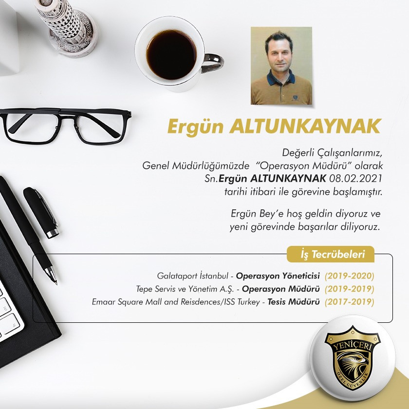 Personel işe başlama duyurusu