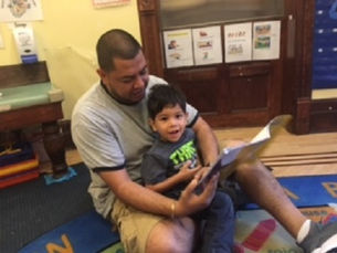 Dads Take Your Child to School Day Takes Off at Escalera