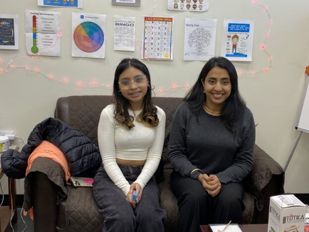 Daniela and her therapist, Sarah Rashid, LMSW