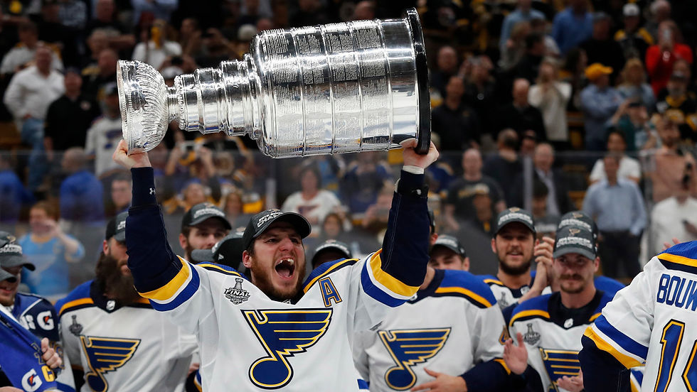 St Louis Blues Lifting The Stanley Cup