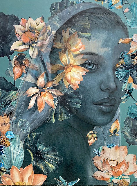 'Veil of the Lotus' Original Artwork available at the Gallery