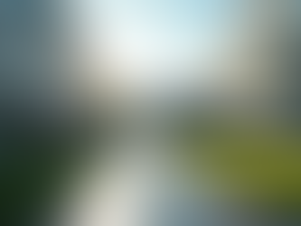 Eye-level view of a modern university campus with interconnected buildings