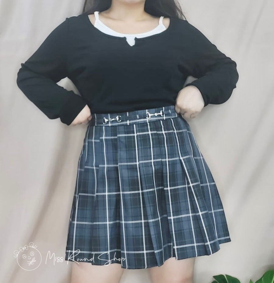 縮圖：拼色吊帶假兩件修身上衣 #CT2133