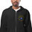 Thumbnail: Embroidered Unisex fleece zip up hoodie
