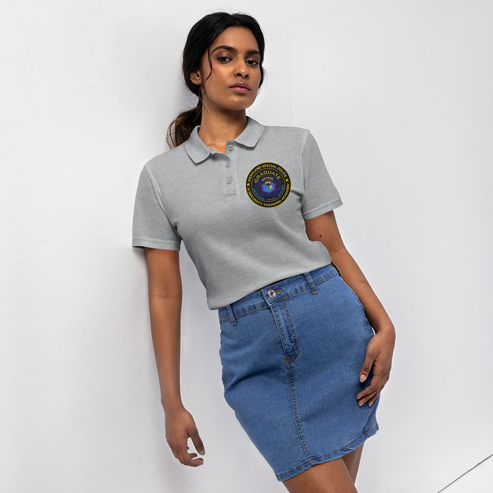 Thumbnail: Embroidered Women’s pique polo shirt