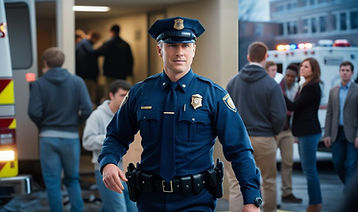 campus security officer at a university during a disaster.jpg