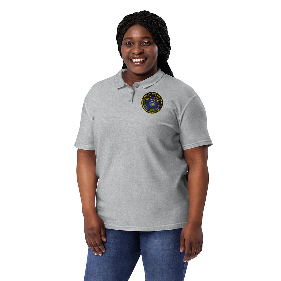 Thumbnail: Embroidered Women’s pique polo shirt
