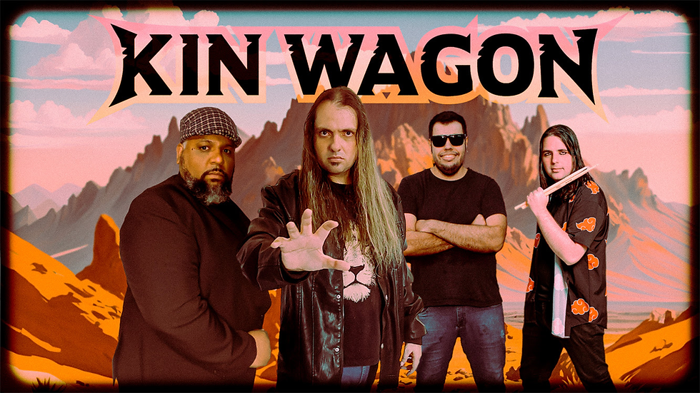 ¡Kin Wagon une Hard Rock y Glam Metal con un mensaje motivador contra el alcoholismo! Nuevo single