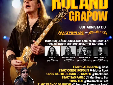 Roland Grapow (MasterPlan, ex-Helloween) nuevamente en Brasil junto a grandes nombres del metal nacional!!
