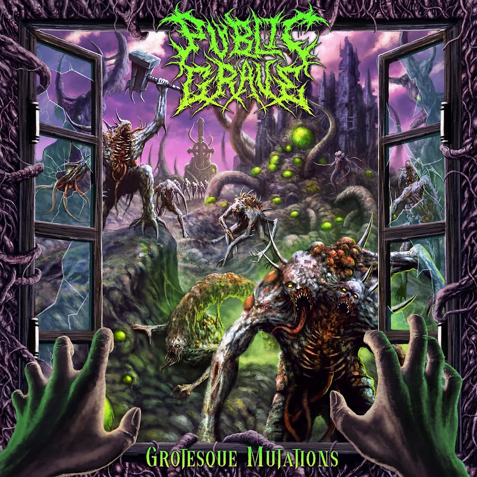  Public Grave - "Grotesque Mutations" (Febrero 28, 2025)