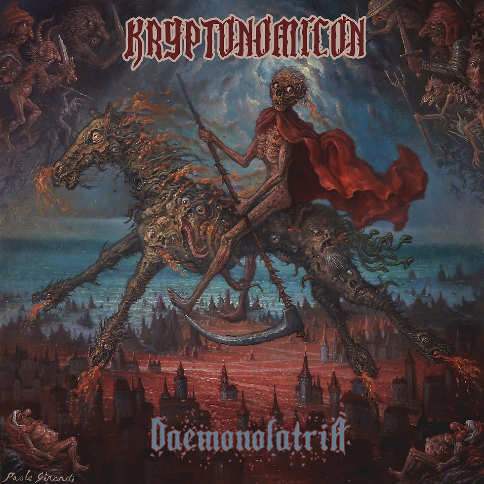 KRYPTONOMICON estrenará nuevo vídeo 'Satanama' de su último álbum "Daemonolatria"