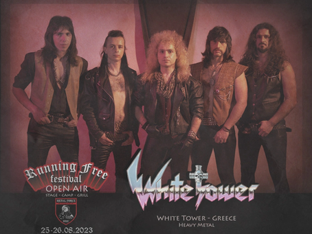 Los griegos WHITE TOWER son la última banda en unirse al RUNNING FREE FESTIVAL 2023