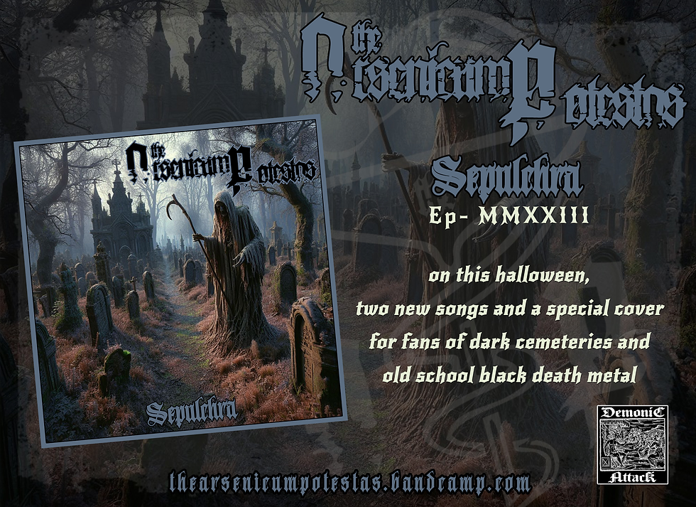 THE ARSENICUM POTESTAS "Sepulchra" Nuevo Ep 2023