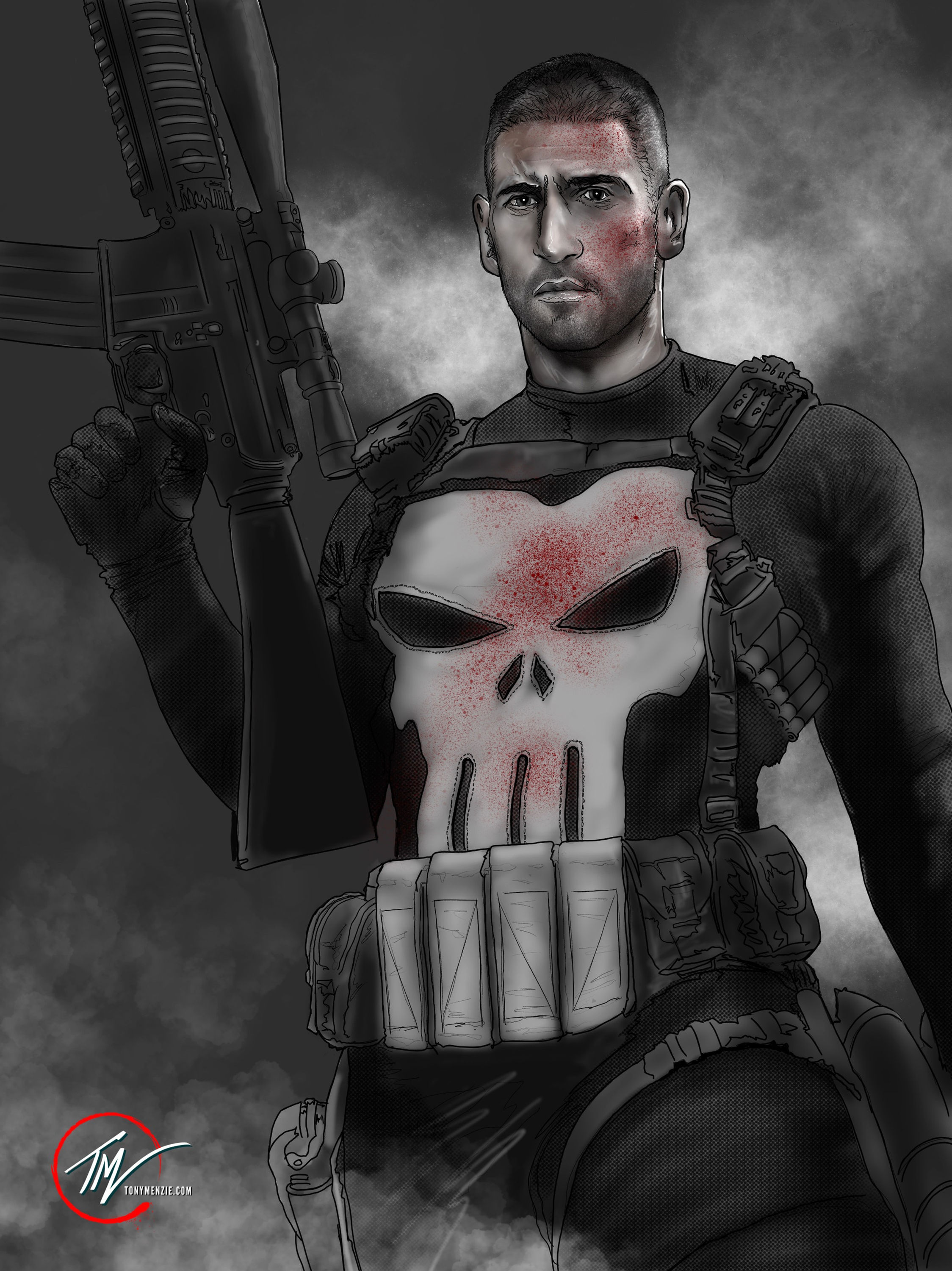 The Punisher --A3 ART PRINT