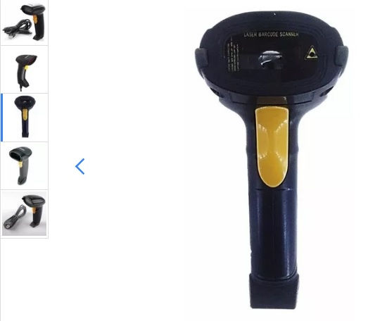 Leitor Scanner Código Barra Laser Usb Distancia de 30cm