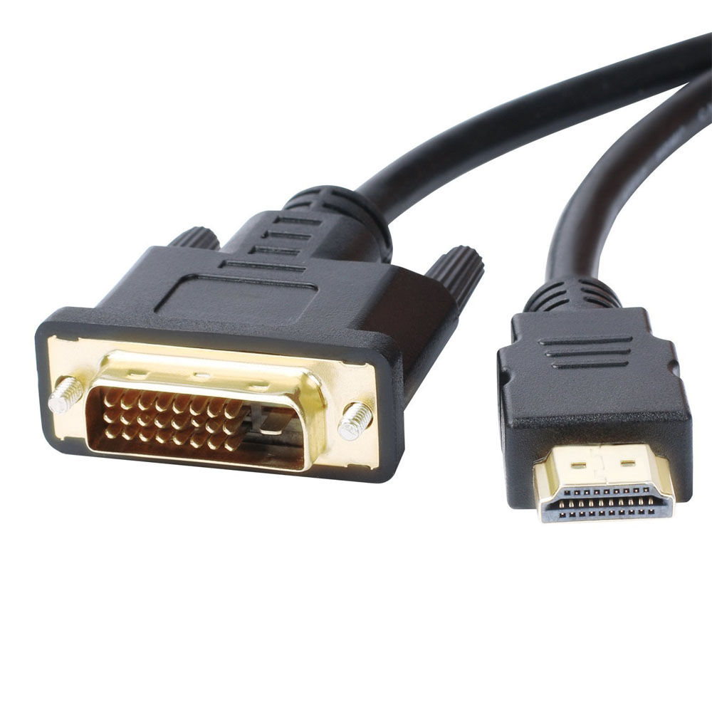 Cabo Hdmi X Dvi D 24+1 Dual Link 5 Mts