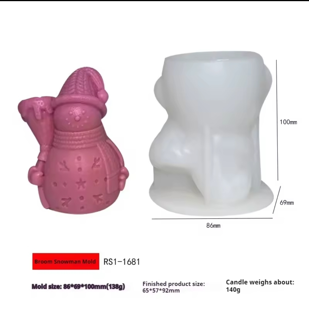 قالب رجل الثلج كريسمس