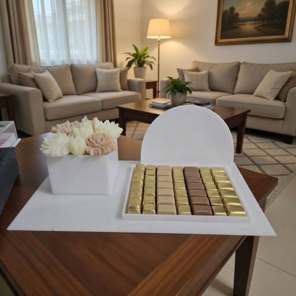 صينية اكريلك مع قوار