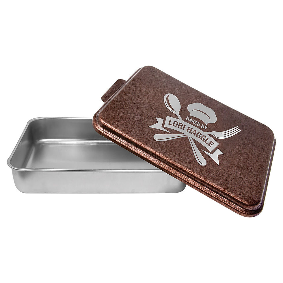 Thumbnail: Custom Engraved Cake Pan, 4 Colors Available