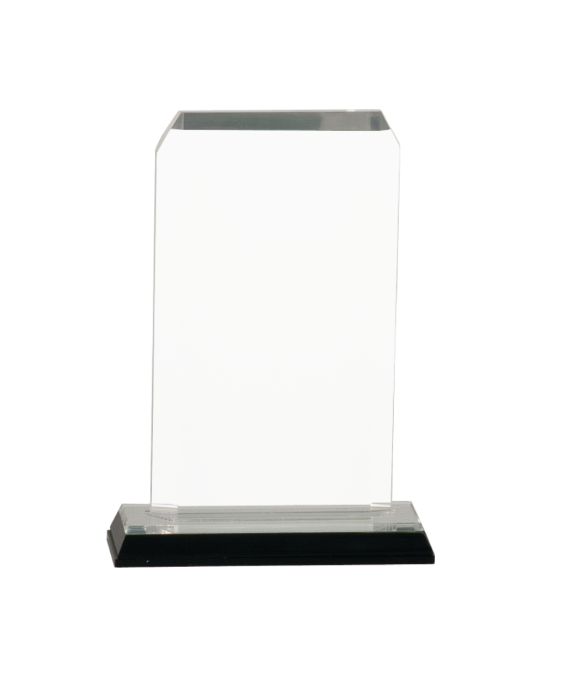 Thumbnail: Custom Engraved Clipped Corner Impress Acrylic Award