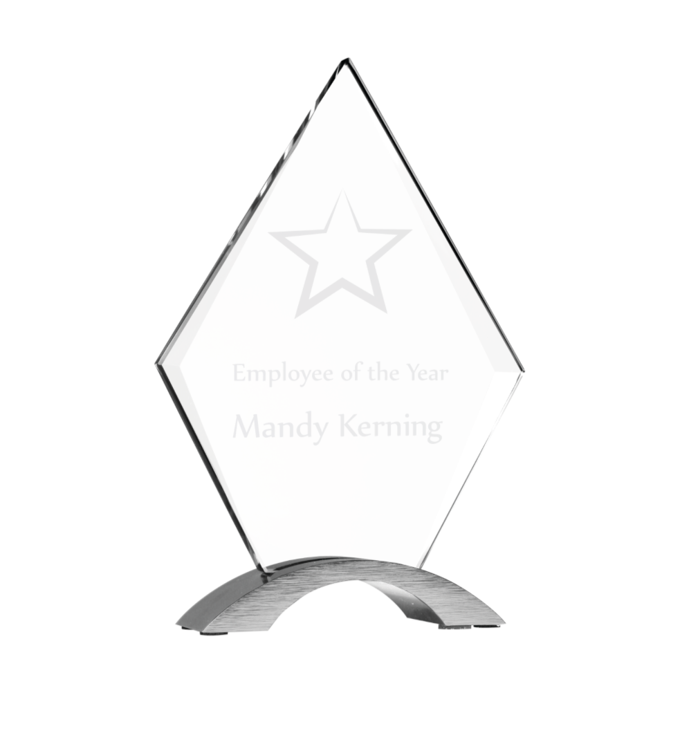 Custom Engraved Diamond Cosmic Acrylic Award