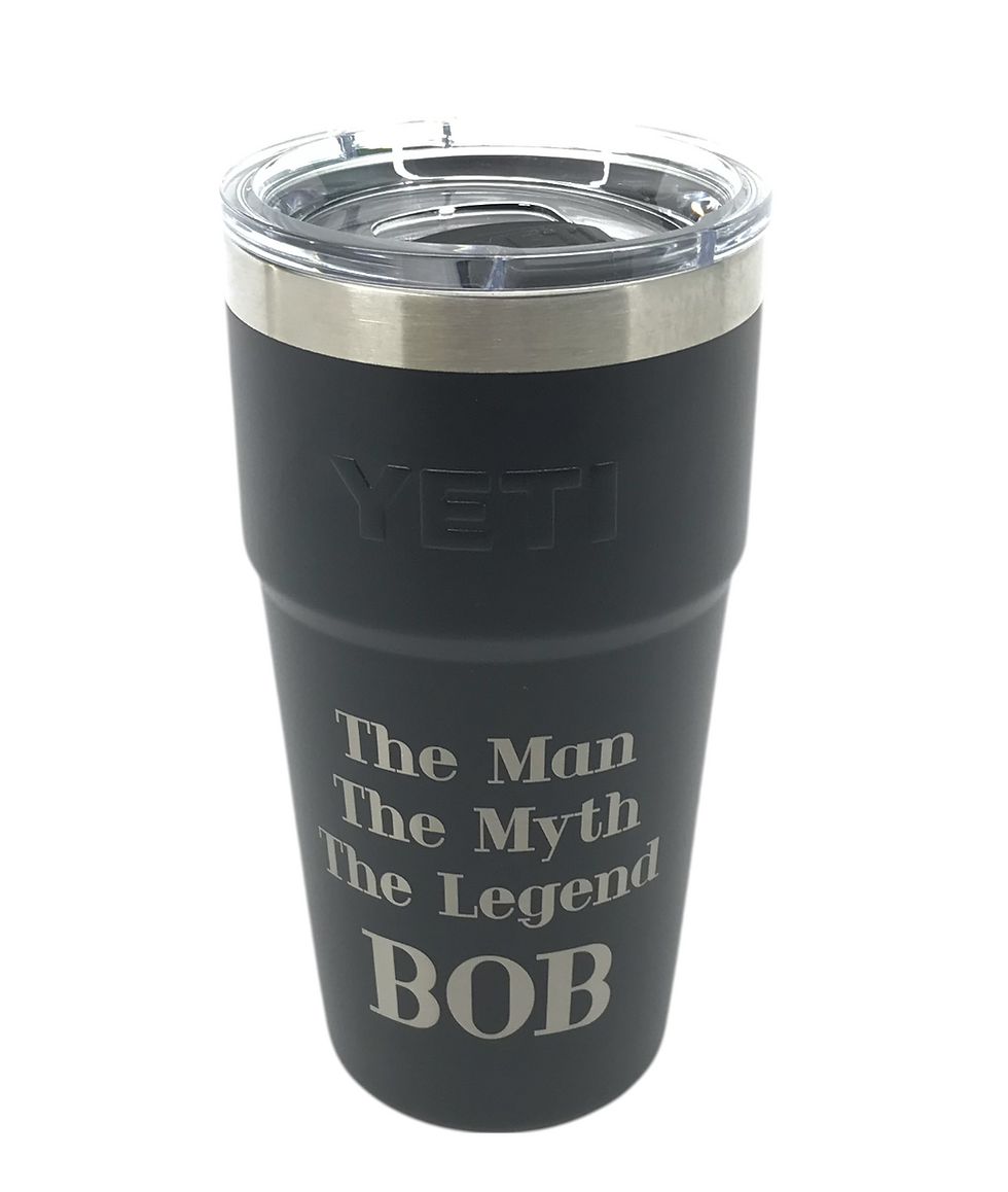 Thumbnail: 20oz Custom Engraved YETI Stackable Cup with Mag-Slide Lid