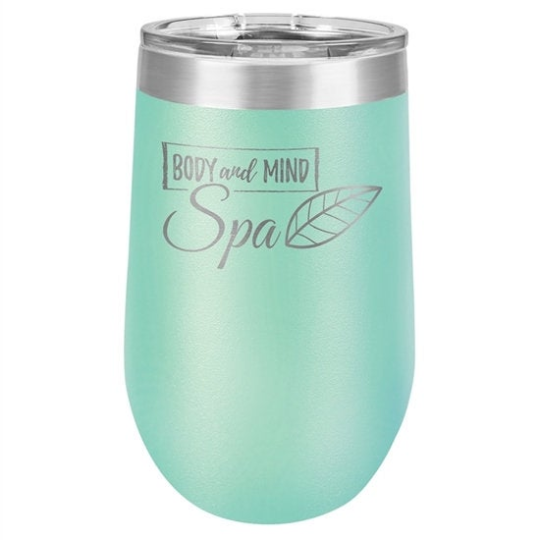 Thumbnail: Custom Engraved 16oz Insulated Polar Camel Wine Tumbler