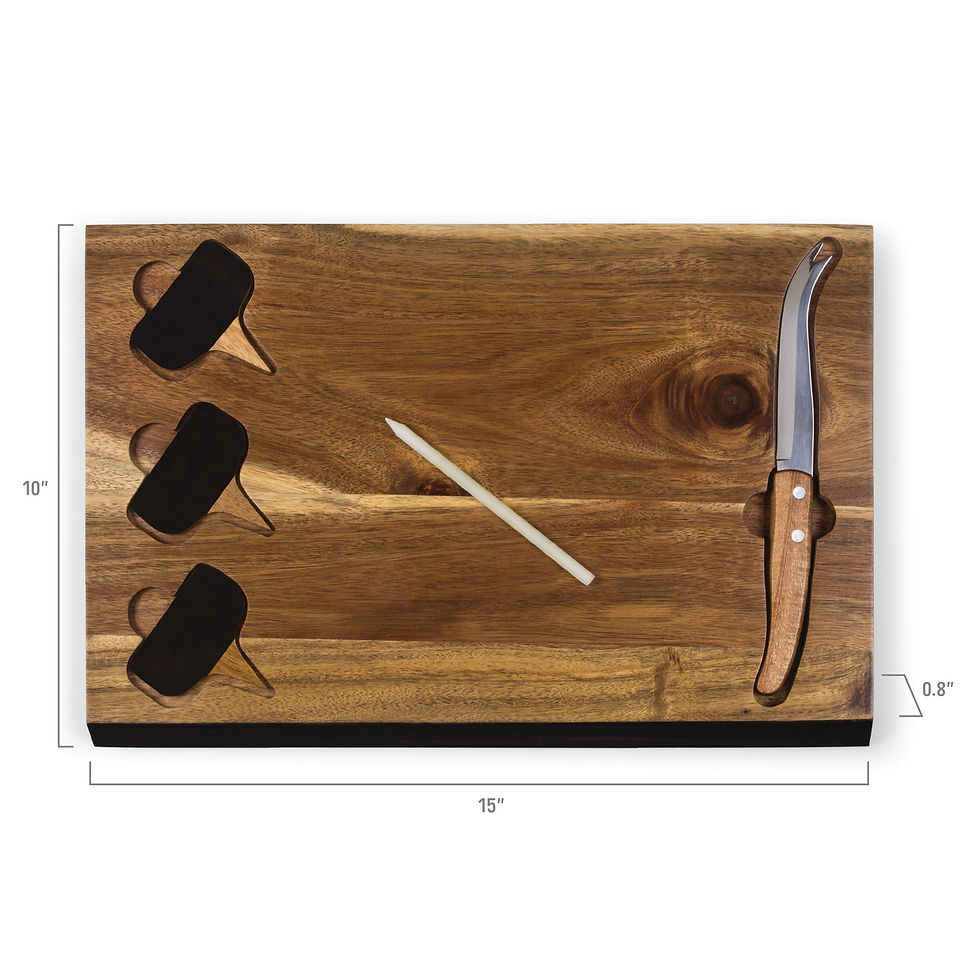 Thumbnail: Delio Acacia Cheese Cutting Board & Tools Set