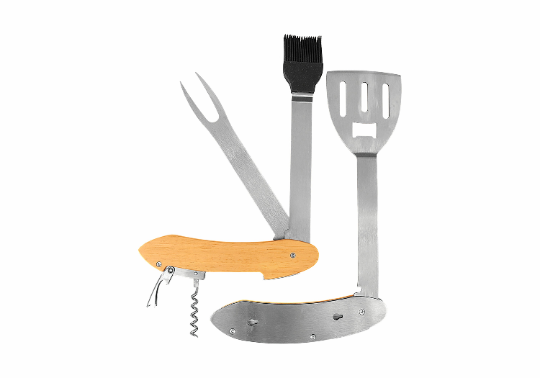 Thumbnail: Custom Engraved BBQ Tool Set