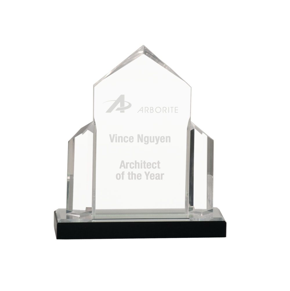 Custom Engraved Jewel Post Impress Acrylic Award