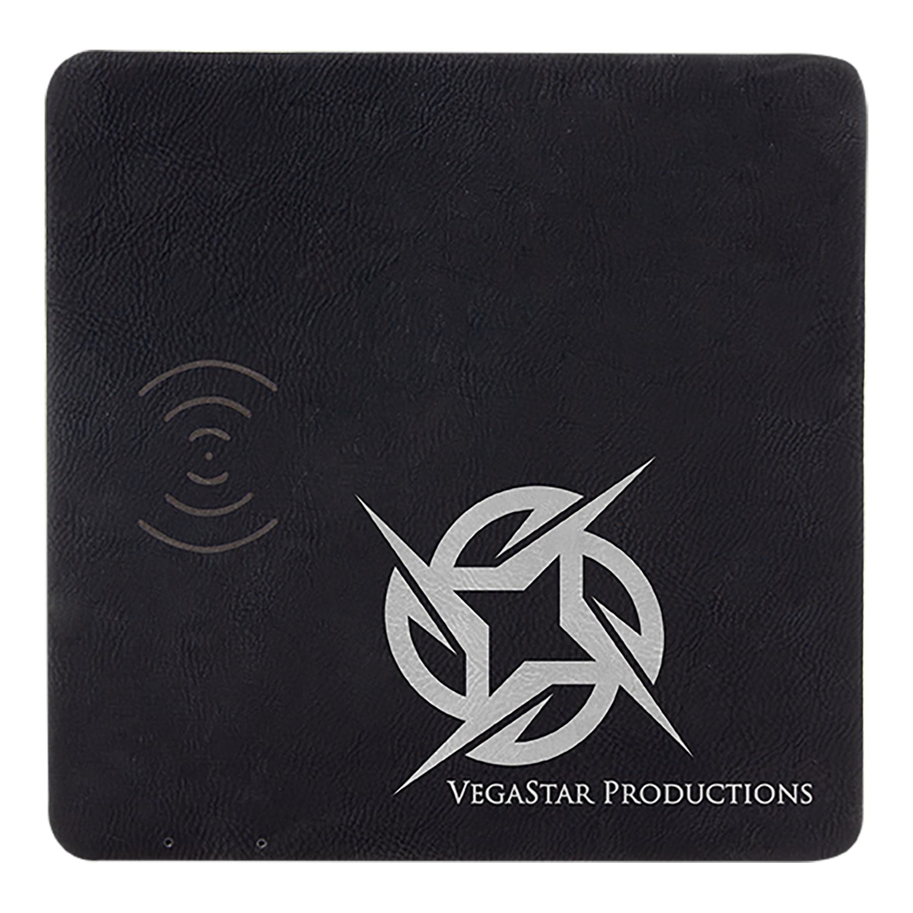 Leatherette Wireless Phone Charging Mat, Custom Charger