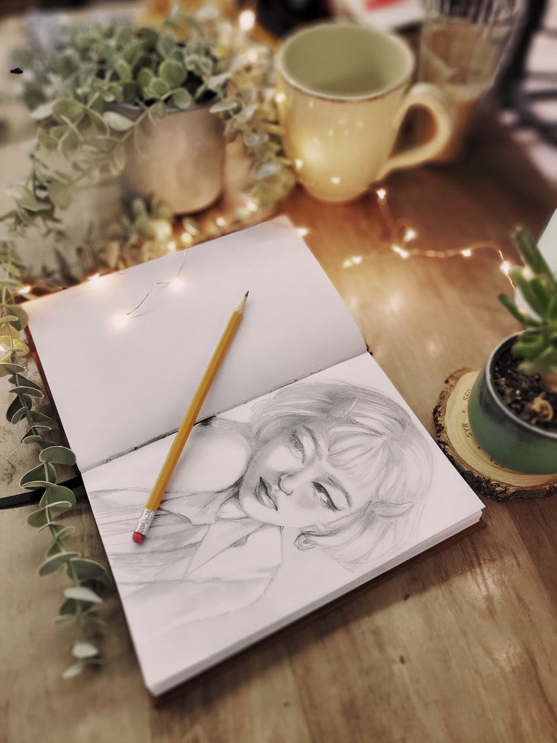 Thumbnail: Custom Engraved Vegan Leatherette Sketchbook