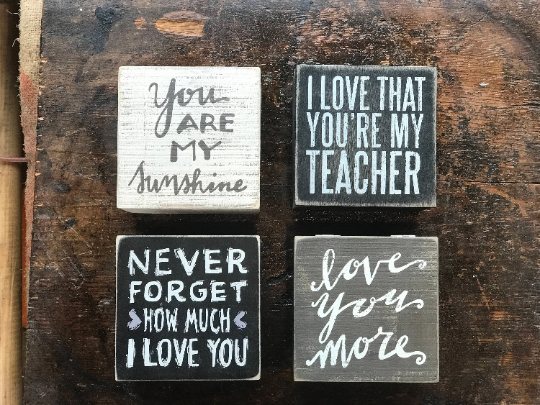 Thumbnail: Personalized Slat "Teacher" Box