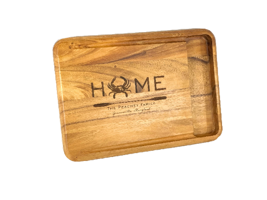 Thumbnail: Custom Engraved 'Big Catch' Cutting Board w/ Large Juice Reservoir