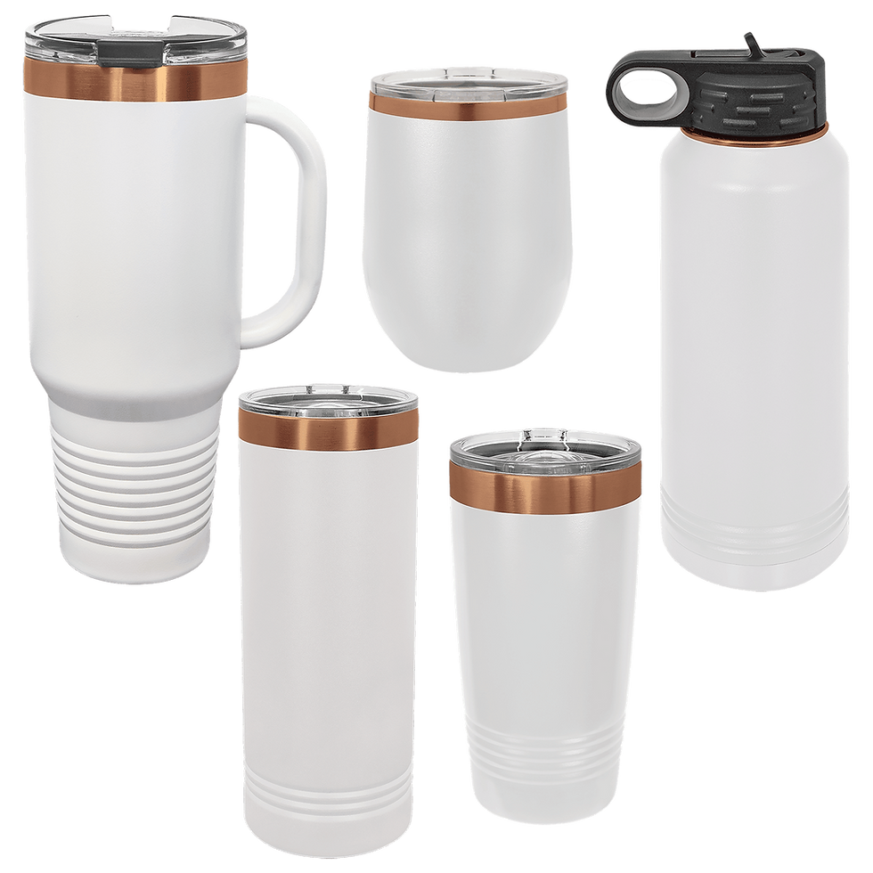 Thumbnail: Polar Camel White/Rose Gold ION-Plated Drinkware