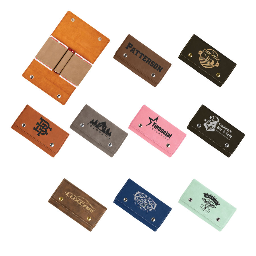 Thumbnail: Custom Engraved Leatherette Game Set