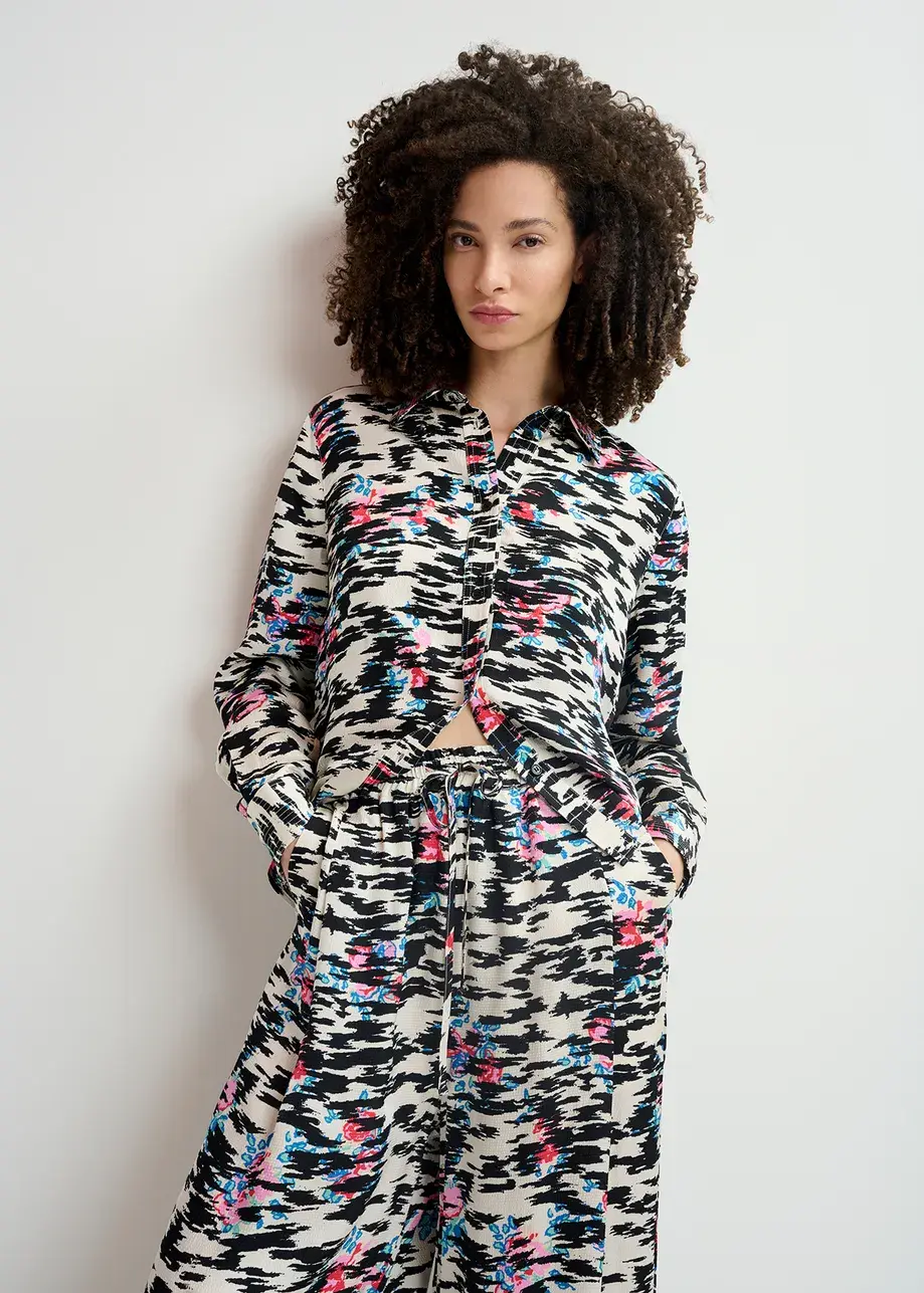 Essentiel Haisley overhemd met zebraprint H1OW