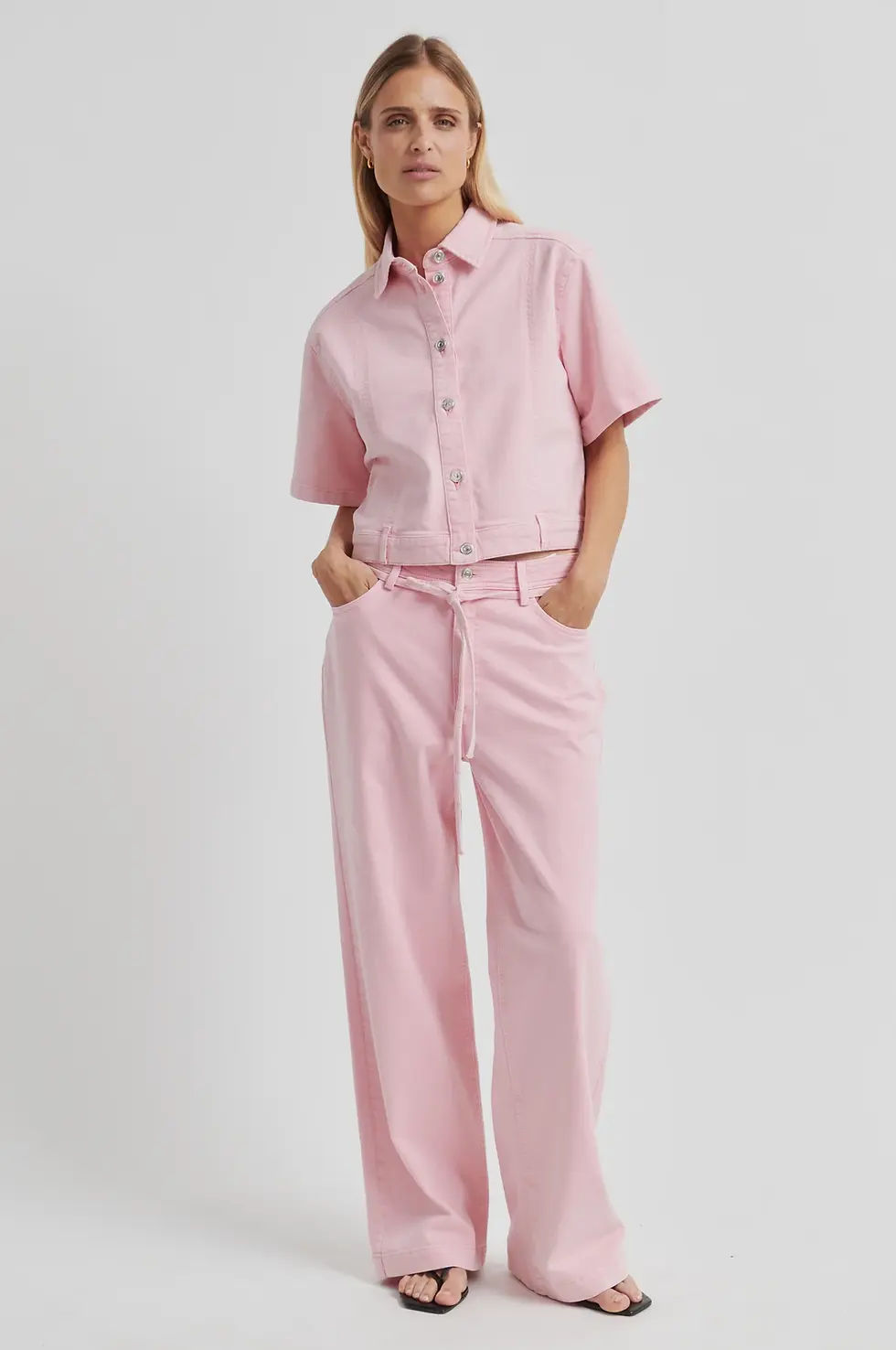 Thumbnail: Isella denim Shirt  60474 Pink