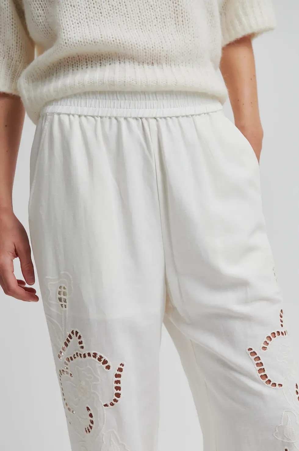 Thumbnail: Vilea Trousers Eggnog 60818