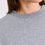 Thumbnail: Stephanie Basic Wool Round Neck Relaxed Jumper Grey
