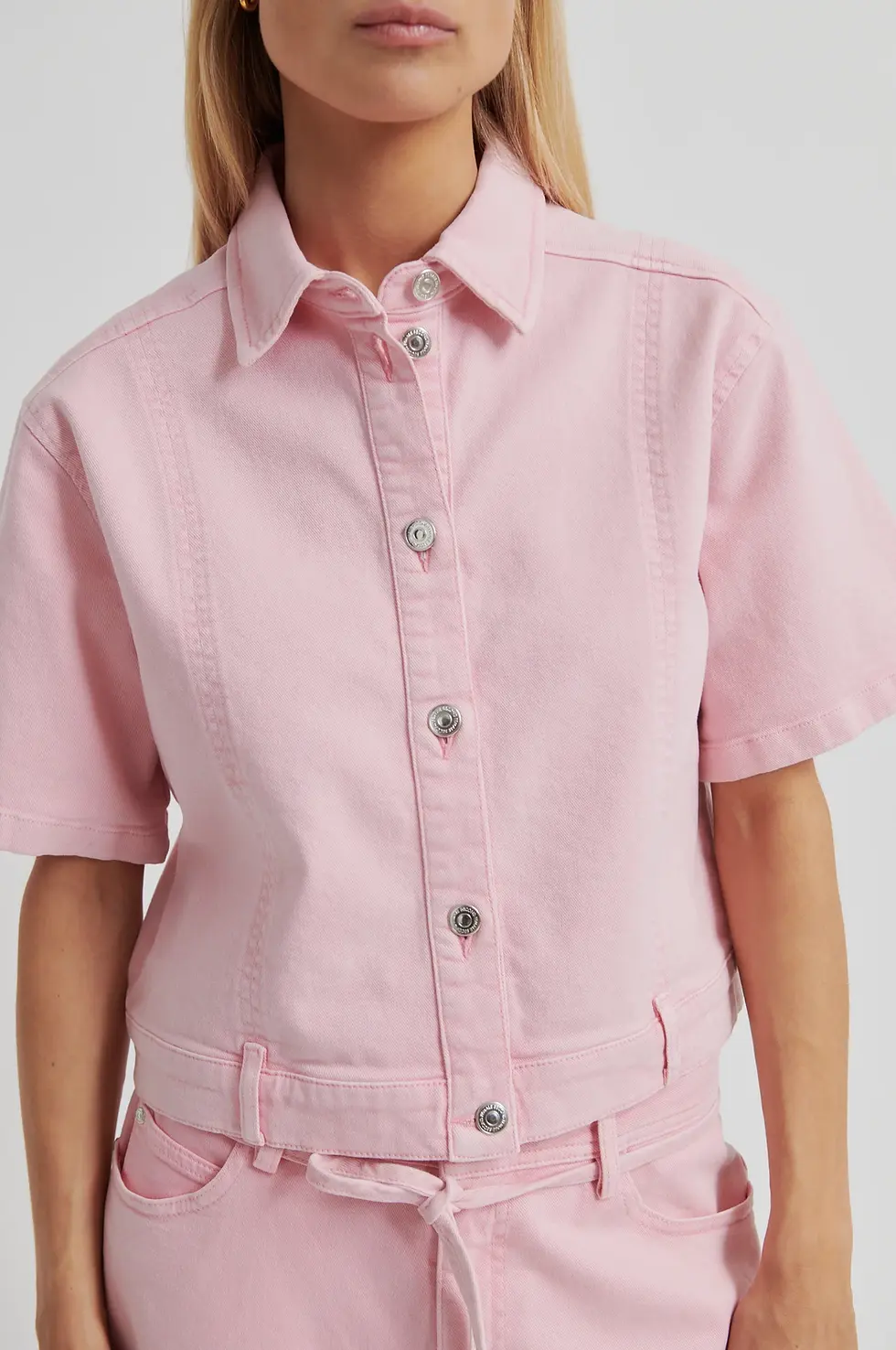 Thumbnail: Isella denim Shirt  60474 Pink