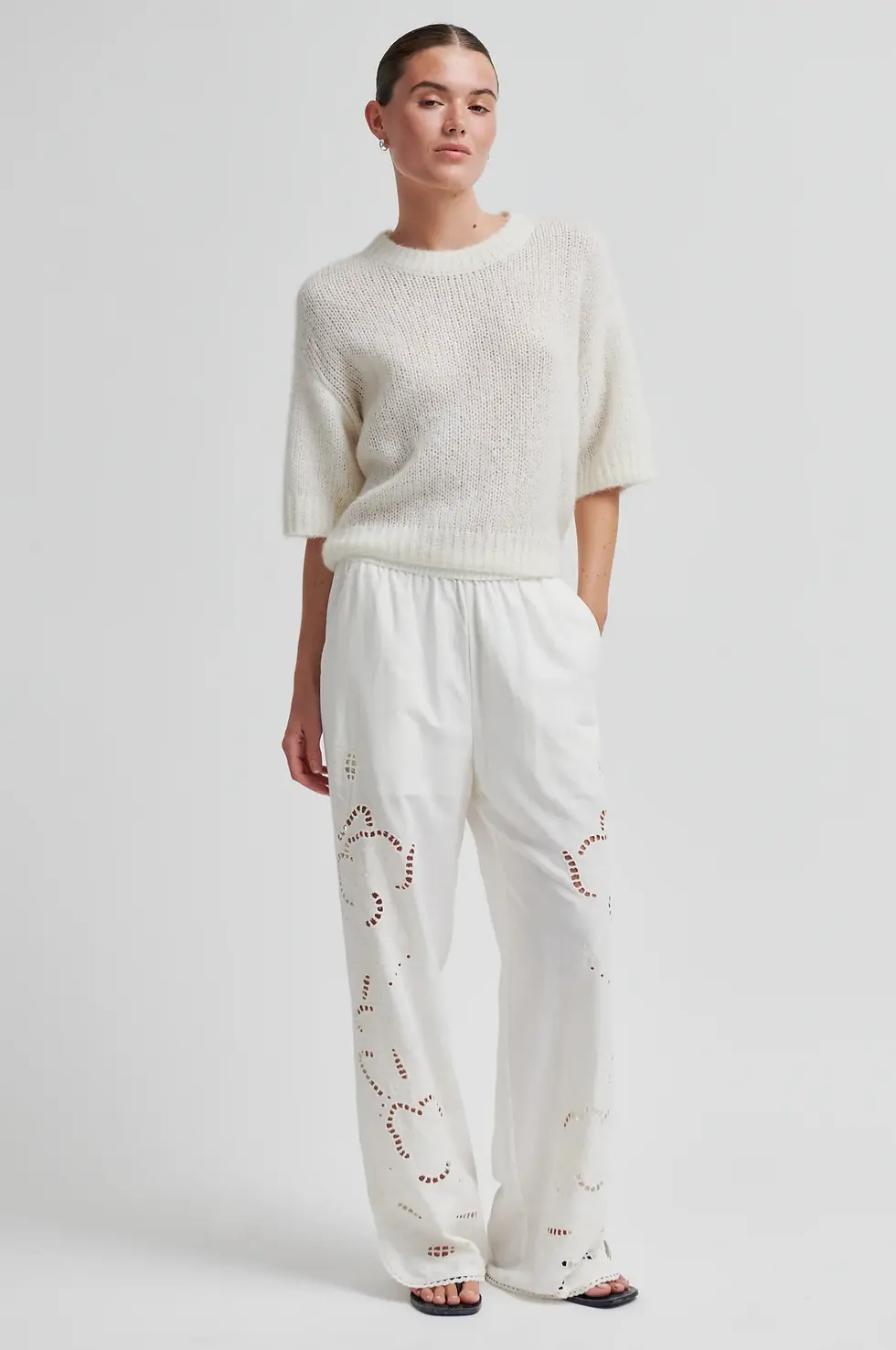 Thumbnail: Vilea Trousers Eggnog 60818