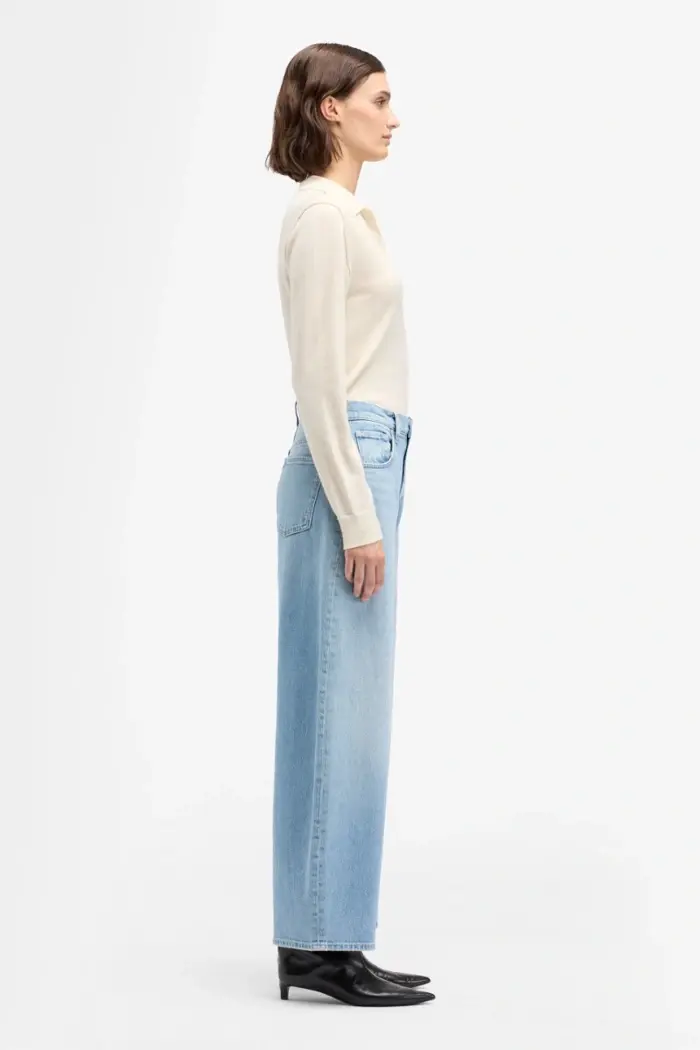 Thumbnail: 7 For All Mankind Bonnie Curvilinear Seabreeze 7UF70C10