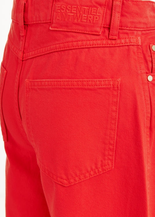 Thumbnail: Rode jeans met barrelpijp JOEP-OB11