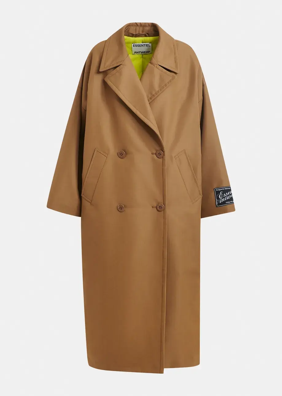 Thumbnail: Bruine oversized trenchcoat JOSJE-RS06